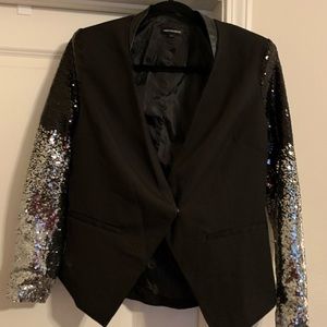 Black sequin blazer